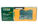 Набор насадок торцевых 1/2" + аксессуары 24шт GRAD (6003075) - фото 3