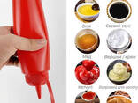 Набор пластиковых многоразовых бутылочек для экономного дозирования соусов кетчупа. .. - фото 7
