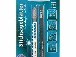 Набор полотен для электролобзика по дереву Gross 78254