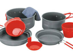 Набор посуды Terra Incognita Tri Серый с красным (TI-TRI)