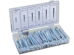 Набор шплинтов Cotter Pin - 144 шт. / 6 размеров (в пластиковом кейсе)