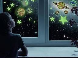 Набір сяючих наклейок 4M Планети і 20 зірок (00-05635)