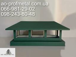 Флюгарки виробництво, Накривки на вентканали від заводу.