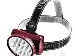 Налобный светодиодный фонарь аккумуляторный 13 диодов (88-1898)