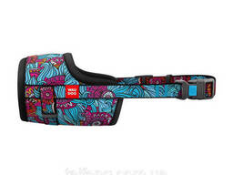 Намордник для собак пластиковый фастекс Waudog Nylon Лето О 14-20 см Разноцветный