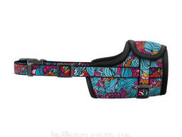 Намордник для собак пластиковый фастекс Waudog Nylon Лето О 35-43 см Разноцветный