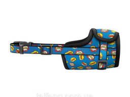 Намордник для собак пластиковый фастекс Waudog Nylon ВАУ О 25-34 см Разноцветный