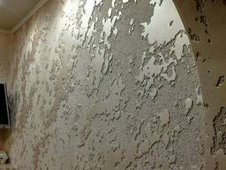 Нанесення декоративної штукатурки у Києві