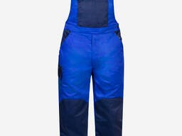 Напівкомбінезон робочий, колір волошка з темно-синім, арт.80994