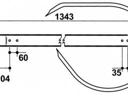 Направляюча, скатна доска, Welger, RP 12, RP 15, 59.402A, 1712.42.05.04, 1712.42.05.01,