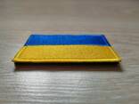 Нашивка на одежду Флаг Украины на липучке - фото 1