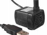 Насос погружной для воды USB-1020, 5В 1-3W IP68 200 L/h для фонтана - фото 3