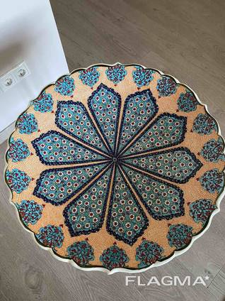 Настенная декоративная тарелка ручной росписи