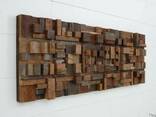 Настенные деревянные панели, облицовка стен мозаикой - фото 3