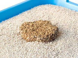 Натуральный бентонитовый наполнитель для кошачьих туалетов Тигра 5 кг мелкая гранула. ..