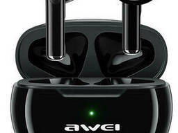 Наушники Bluetooth AWEI T17 TWS BT5.0, черные