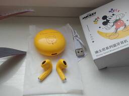 Наушники Bluetooth DISNEY Винни Пух Супер Сочный Чистый Звук Новые