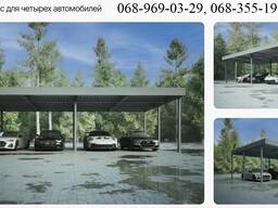 Консольний навіс із полікарбонату для дому або дачі