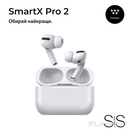 Навушники бездротові TWS SmartX Pro 2 Premium Bluetooth навушники з мікрофоном