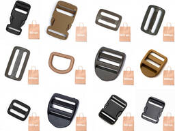 Нейлоновая фурнитура оптом: рамки, фастексы, регуляторы