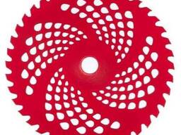 Нож к мотокосе 40 зуб. (нерж. сталь) в уп. Красный