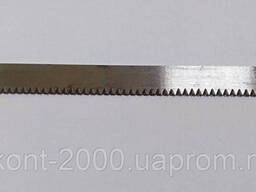 Ніж типу "зигзаг" 290х18х2,0 мм. для пакувальних автоматів