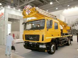 Новая автовышка АГП-30-H с двойной кабиной