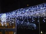 Новогодняя наружная cветодиодная гирлянда дождь «Бахрома уличная» 120 LED YS-UK002. ..