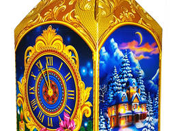 Новогодняя упаковка "Новогодние часы" 900г.