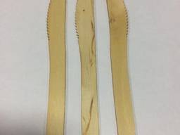 Ножи деревянные Экстра сорт одноразовые