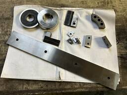 Ножі для гільйотин, дробілок, ножиць. Сталь 9ХС, 6ХВ2С (або аналоги)