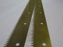 Ножі зубчасті, ножі перфораційні .