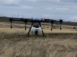 Внесення ЗЗР, десикація оприскування полів дронами. - фото 1