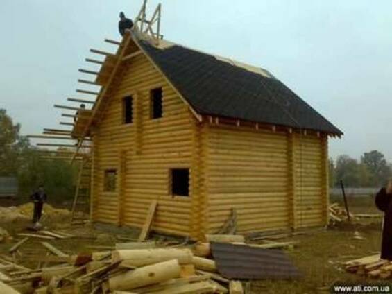 Оцилиндрованное бревно (сосна)