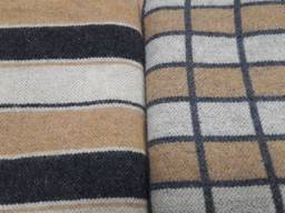 Одеяло жаккардовое шерстяное