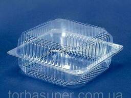 Одноразовая пластиковая упаковка для тортов ПС-54, (V2500мл), 50 шт/пач
