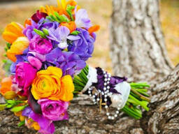 Весільне оформлення квітами