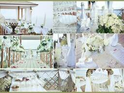 Оформление свадьбы, декор на свадьбу в Киеве