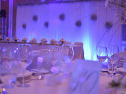 Оформление свадьбы. Декор свадебного зала. Флористика