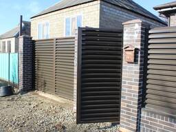 Огородження, монтаж забору жалюзі