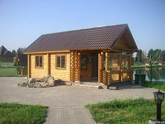 Охотничьи домики, домики для рыбалки (рыбаков) со сруба
