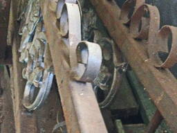 Оградка 2Х2.5 м із декором (алюміній). Постамент - стандарт! 9 400 грн