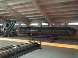 Окомковувач барабанний з калібратором.