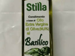 Оливкова олія першого холодного віджиму з базиліком, 0,250 л