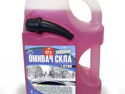 Омыватель стекла Зимний -22°С "Bubble Gum" Lotus канистра с носиком 4 л