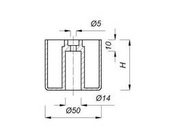 Опора під шуруп TW 0039 25 мм