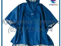 ОПТ Дождевик-пончо под заказ от 50 шт.