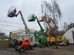 Оренда колінчасті ножничні підйомники, аренда подйомников Haulotte JLG