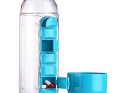 Органайзер для таблеток с бутылкой Pill Box Bottle