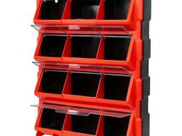 Органайзер пластиковый вертикальный 12 закрывающихся отсека 460×360×120мм Ultra (7417552)